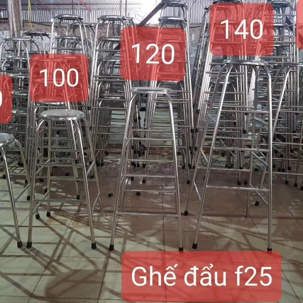 Bàn Ghế Ăn inox - Bàn Ăn Công Nghiệp INOXVIN cao cấp