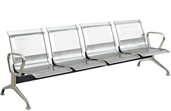Ghế băng chờ inox - Ghế 4 băng chờ INOXVIN cao cấp