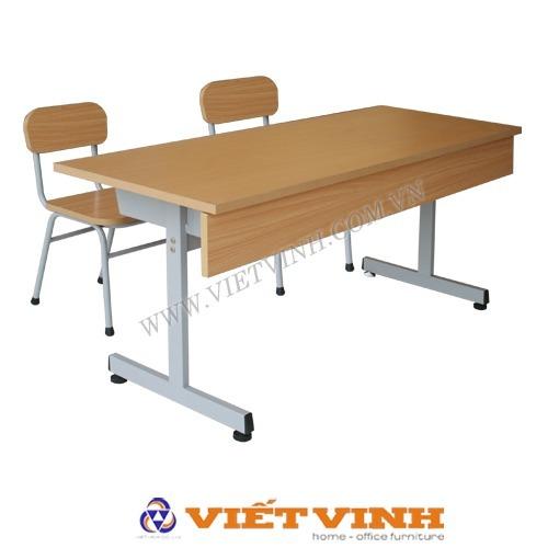 BÀN GHẾ HỌC SINH, PTTH, ĐẠI HỌC, CAO ĐẲNG, THCN THEO THÔNG TƯ - BHS108-3 - GHS108-3