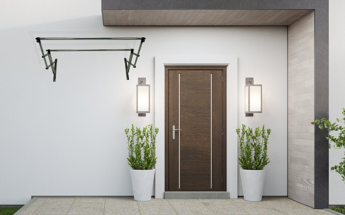 Sào phơi đồ inox - Sào treo tường 1 thanh (1m2)