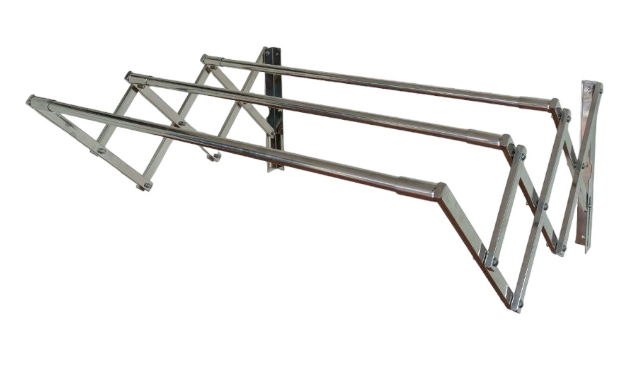 Sào phơi đồ inox - Sào treo tường 3 thanh (1m5)