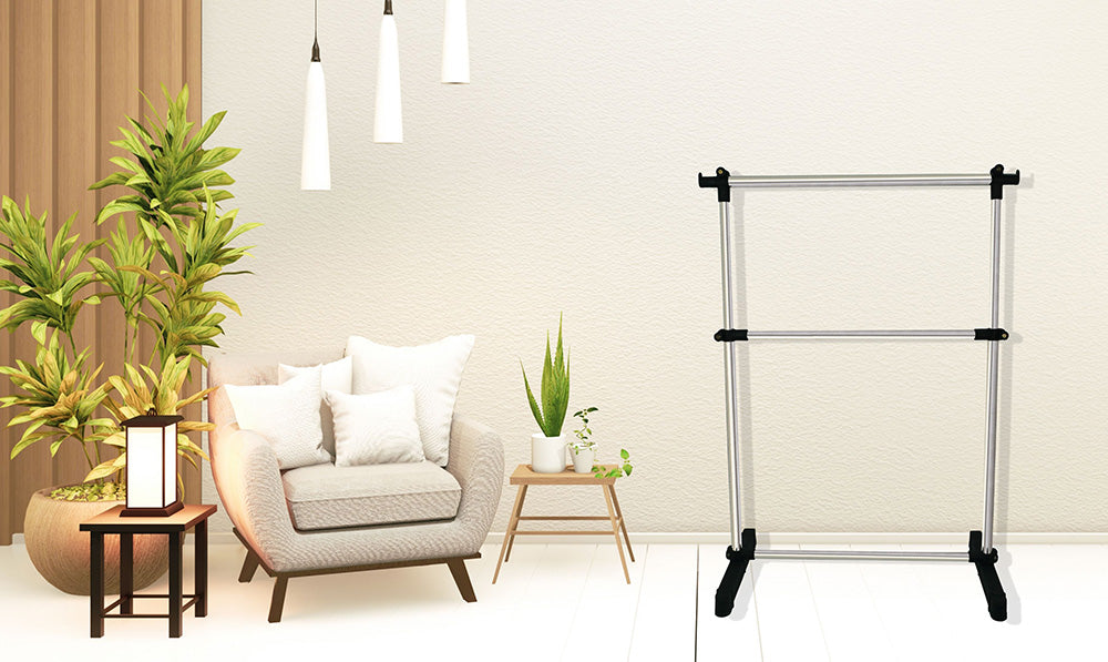 Sào phơi đồ inox - Sào phơi đồ tăng giảm đơn trơn khoen INOXVIN