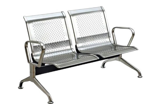 Ghế băng chờ inox -  Ghế 2 băng chờ INOXVIN cao cấp