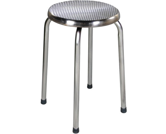 Ghế đẩu inox -  Ghế đẩu F25 cao 30 nhám INOXVIN cao cấp