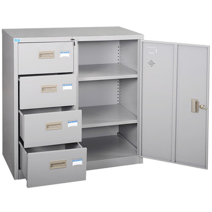 Tủ ghép 2 khoang Hòa Phát TU88-4D