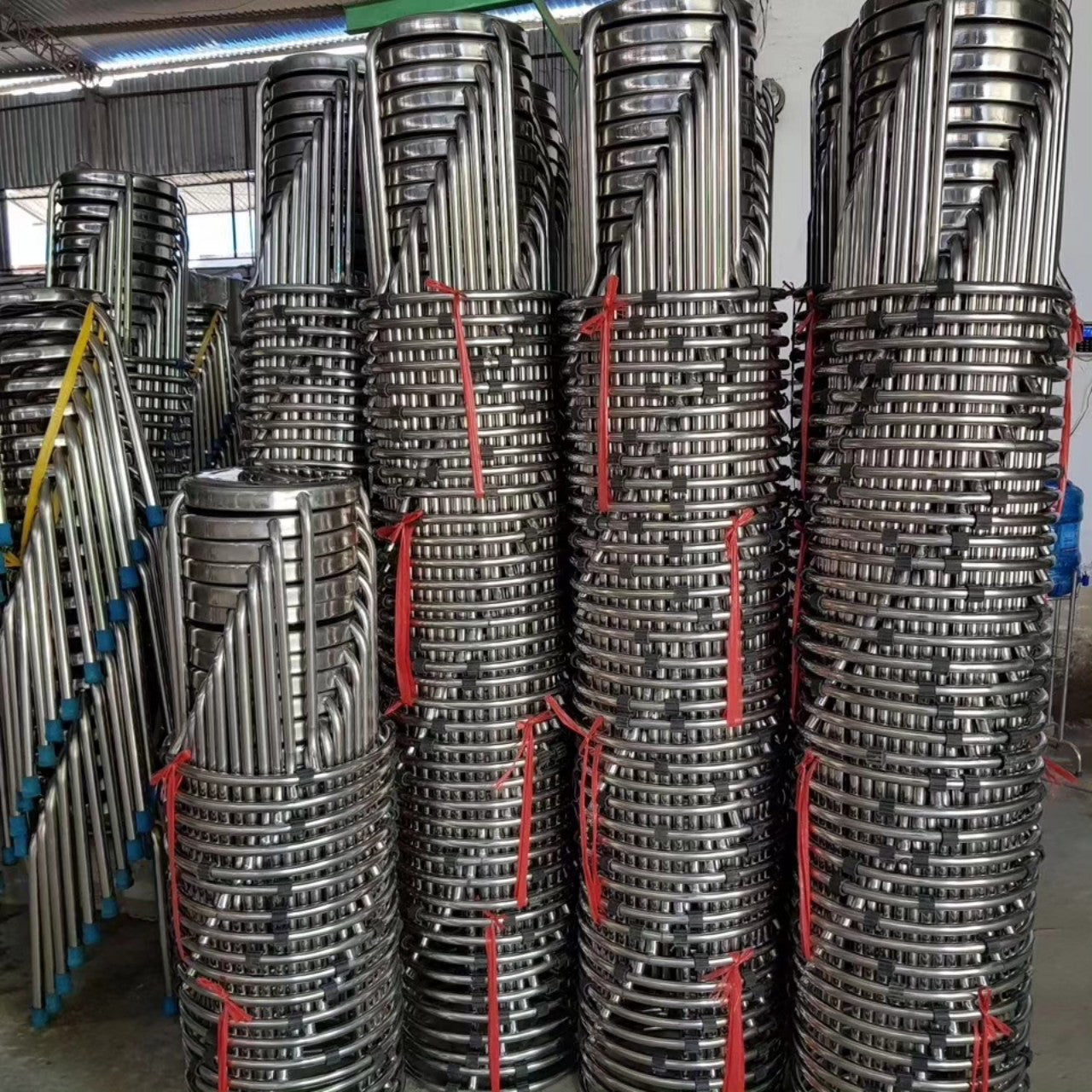 Bàn ghế ăn inox - Bàn ăn chữ nhật INOXVIN cao cấp