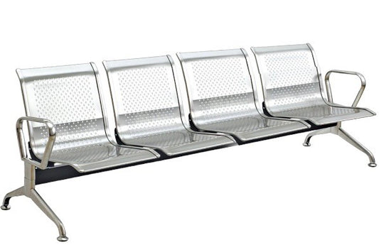 Ghế băng chờ inox - Ghế 4 băng chờ INOXVIN cao cấp