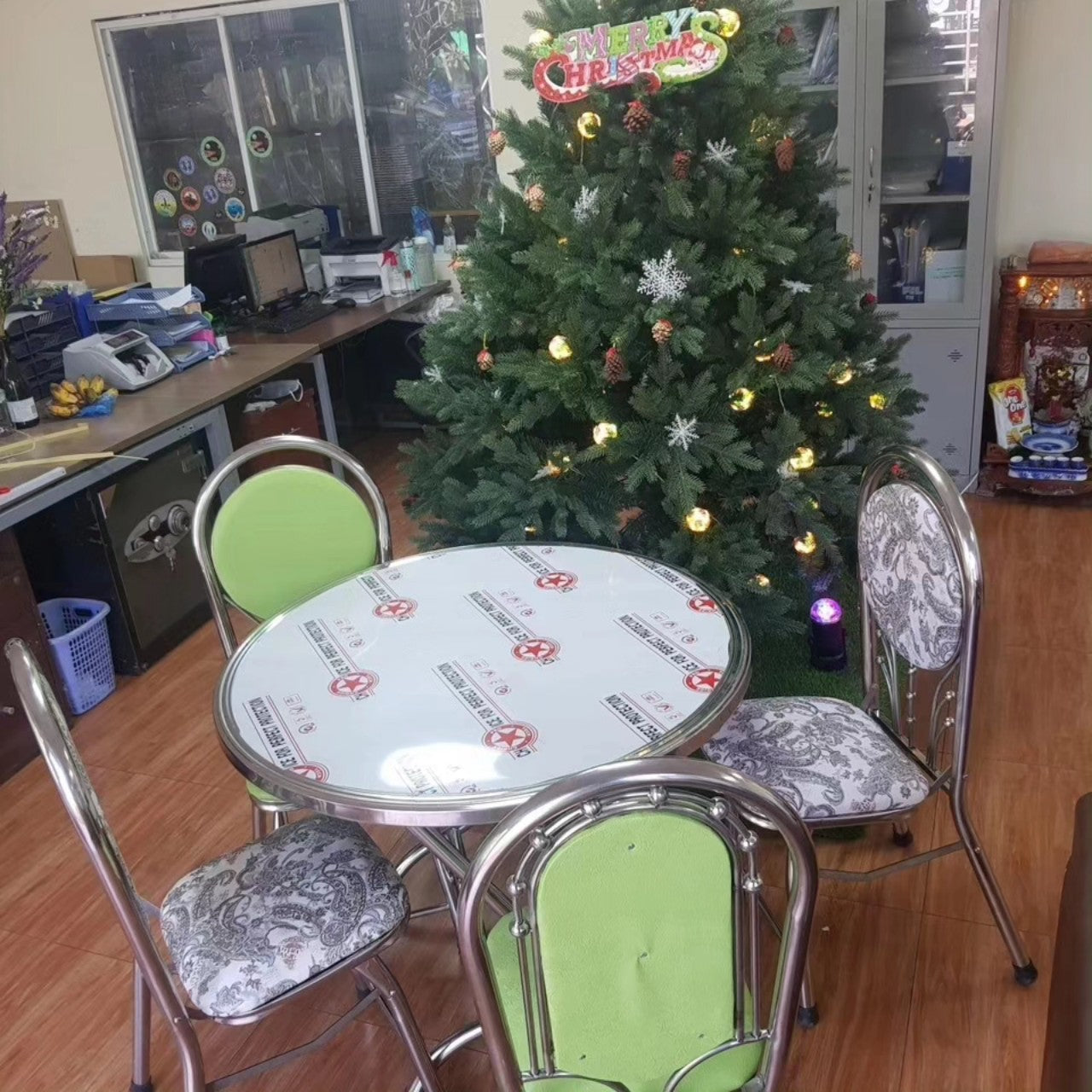 Bàn Ghế Ăn inox - Bàn Ăn Công Nghiệp INOXVIN cao cấp