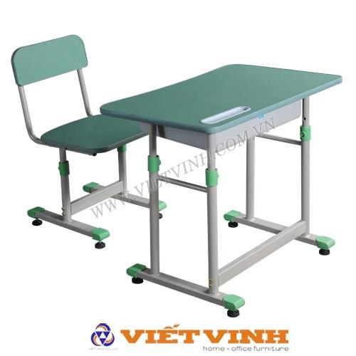 BÀN GHẾ HỌC SINH CẤP 1, 2 DÙNG TRONG GIA ĐÌNH BHS28-1- GHS28