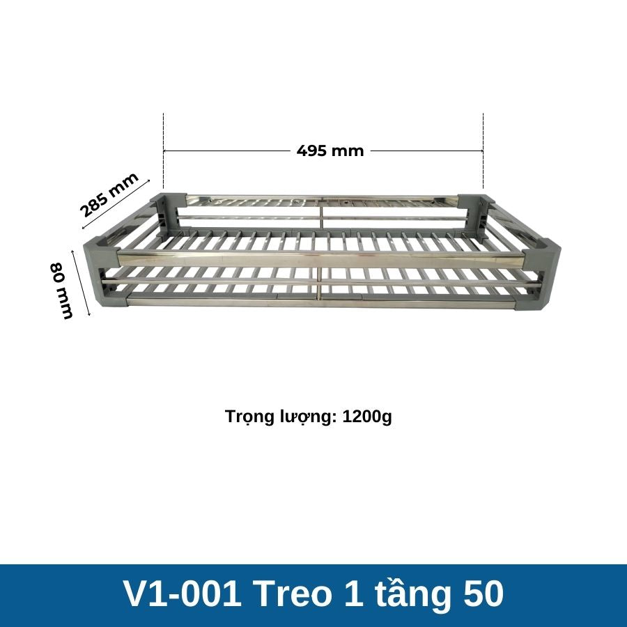 Treo inox 1 Tầng V1