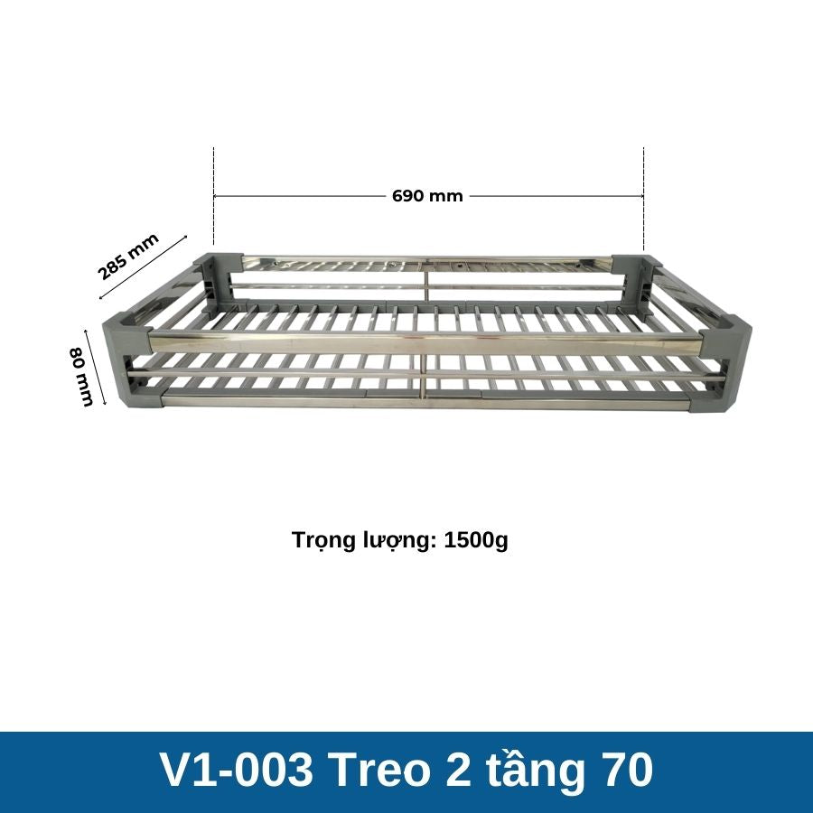 Treo inox 1 Tầng V1