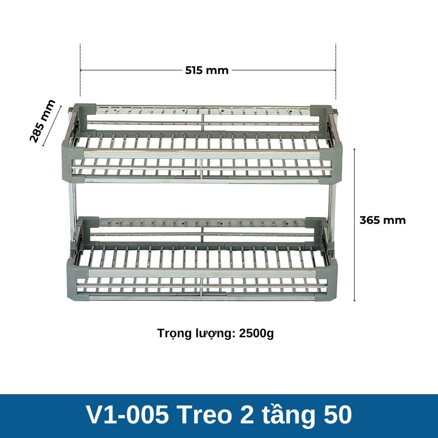 Treo inox 2 Tầng V1