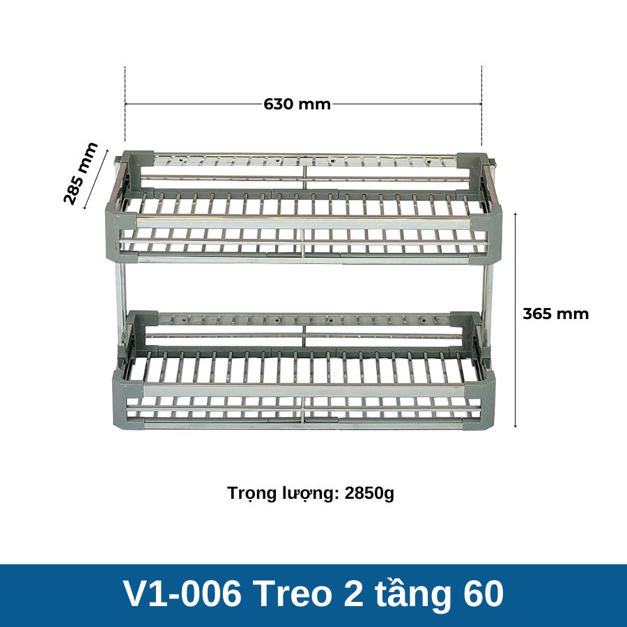 Treo inox 2 Tầng V1