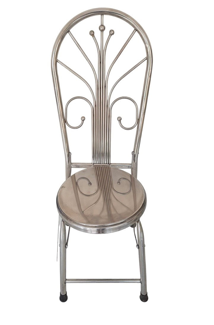 Ghế tựa inox - Ghế inox tròn có tựa lưng INOXVIN cao cấp