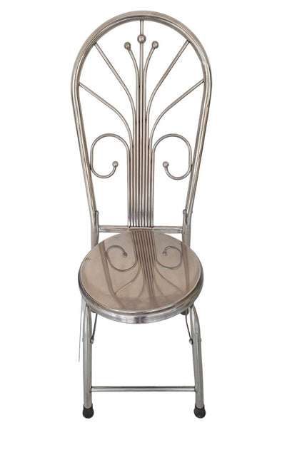 Ghế tựa inox - Ghế inox tròn có tựa lưng INOXVIN cao cấp