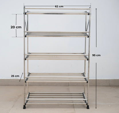 Kệ giày dép inox- Kệ dép hộp 10 x 10 INOXVIN