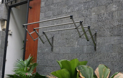 Sào phơi đồ inox - Sào treo tường 3 thanh (1m5)